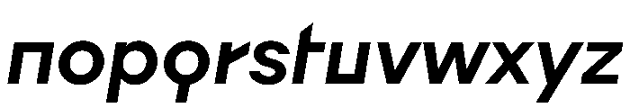 Augure MediumSlanted Font LOWERCASE