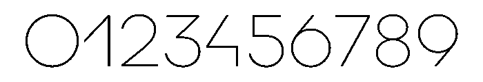 Augure Thin Font OTHER CHARS