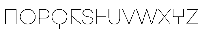Augure Thin Font UPPERCASE