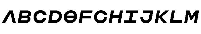 AugureDuo BoldSlanted Font UPPERCASE