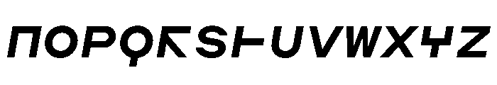 AugureDuo BoldSlanted Font UPPERCASE