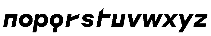 AugureDuo BoldSlanted Font LOWERCASE