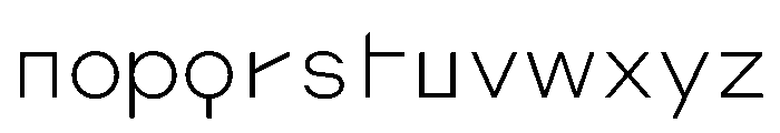 AugureDuo ExtraLight Font LOWERCASE