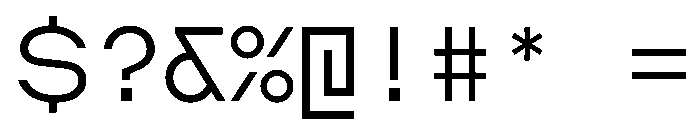 AugureDuo Light Font OTHER CHARS