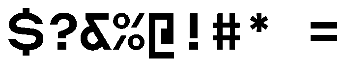 AugureDuo Medium Font OTHER CHARS