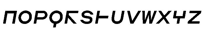 AugureDuo MediumSlanted Font UPPERCASE