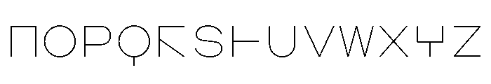 AugureDuo Thin Font UPPERCASE