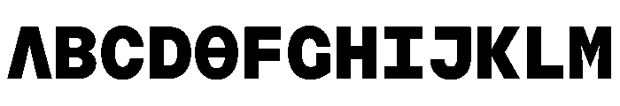AugureMono Black Font UPPERCASE