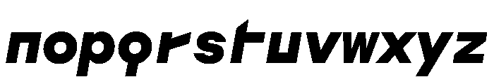 AugureMono BlackSlanted Font LOWERCASE