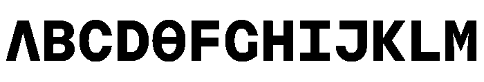 AugureMono Bold Font UPPERCASE