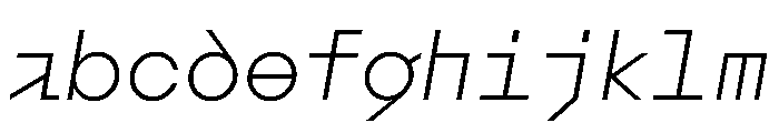 AugureMono ExtraLightSlanted FONT