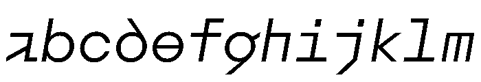 AugureMono LightSlanted FONT