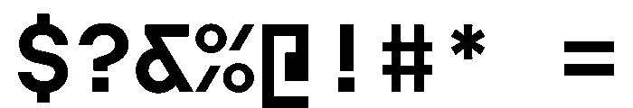 AugureMono Medium Font OTHER CHARS