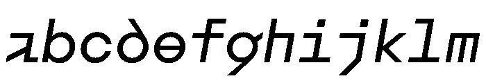 AugureMono Slanted FONT