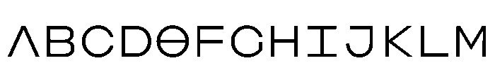 AugureStereo DuoLight Font UPPERCASE