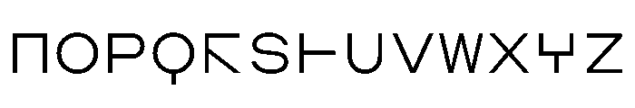 AugureStereo DuoLight Font UPPERCASE