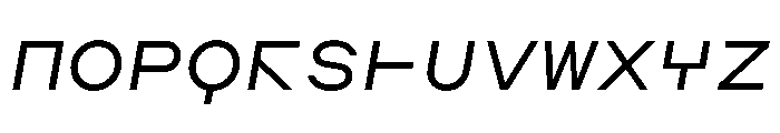 AugureStereo DuoSlanted Font UPPERCASE