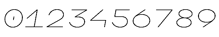 AugureStereo DuoThinSlanted Font OTHER CHARS