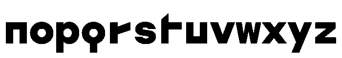AugureStereo MonoBlack Font LOWERCASE