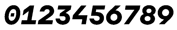 AugureStereo MonoBoldSlanted Font OTHER CHARS