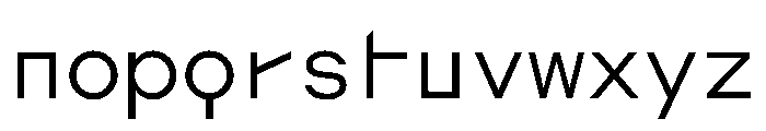 AugureStereo MonoLight Font LOWERCASE