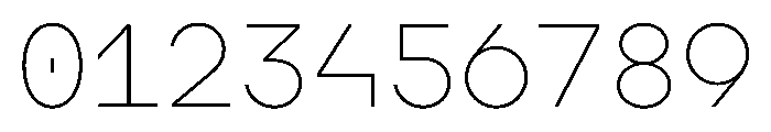 AugureStereo MonoThin Font OTHER CHARS