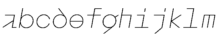 AugureStereo MonoThinSlanted FONT