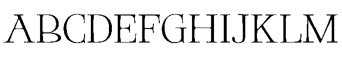 Aujournuit Airy Font UPPERCASE