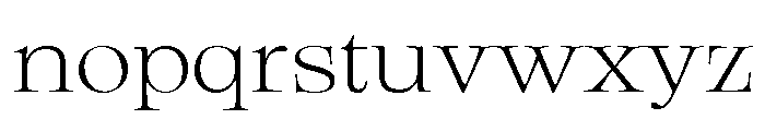 Aujournuit Airy Font LOWERCASE