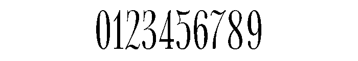 Aujournuit Condensed Font OTHER CHARS