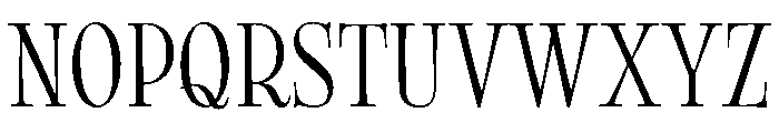 Aujournuit Densed Font UPPERCASE