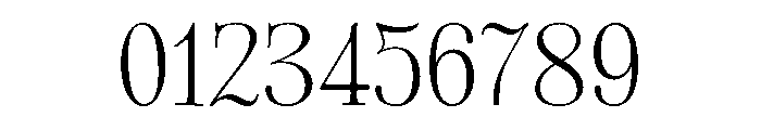 Aujournuit Regular Font OTHER CHARS