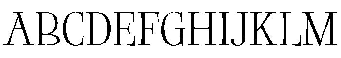Aujournuit Regular Font UPPERCASE