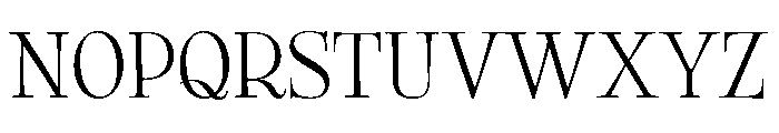 Aujournuit Regular Font UPPERCASE