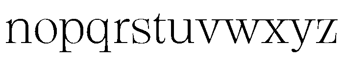 Aujournuit Regular Font LOWERCASE