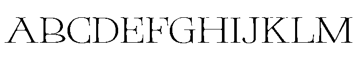 Aujournuit Wide Font UPPERCASE