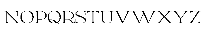 Aujournuit Wide Font UPPERCASE