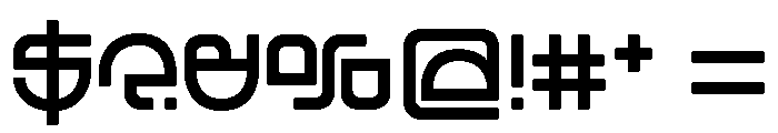 Aukera Regular Font OTHER CHARS