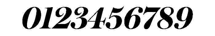 Austin Bold Italic Font OTHER CHARS