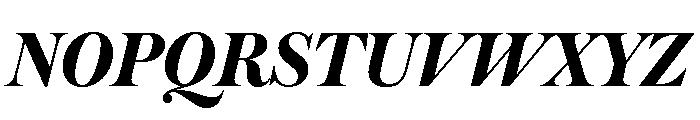 Austin Bold Italic Font UPPERCASE