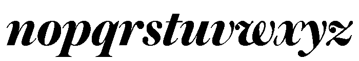 Austin Bold Italic Font LOWERCASE