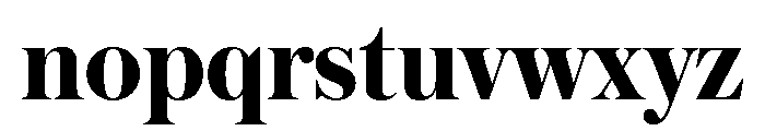 Austin Bold Font LOWERCASE