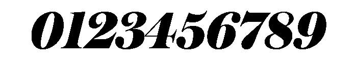 Austin Fat Italic Font OTHER CHARS