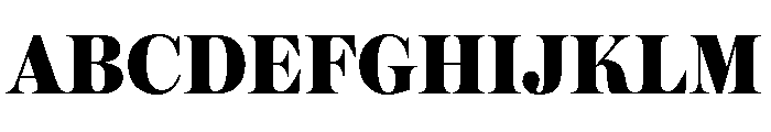 Austin Fat Font UPPERCASE
