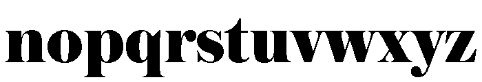 Austin Fat Font LOWERCASE