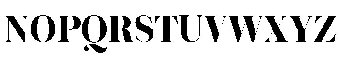 Austin Hairline Bold Font UPPERCASE