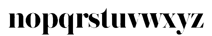Austin Hairline Bold Font LOWERCASE