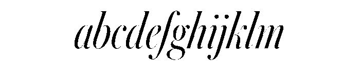 Austin Hairline Condensed Italic FONT