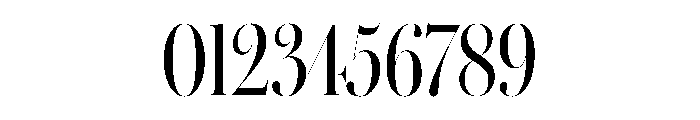 Austin Hairline Condensed Roman Font OTHER CHARS