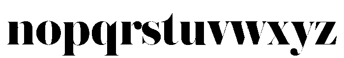 Austin Hairline Extrabold Font LOWERCASE